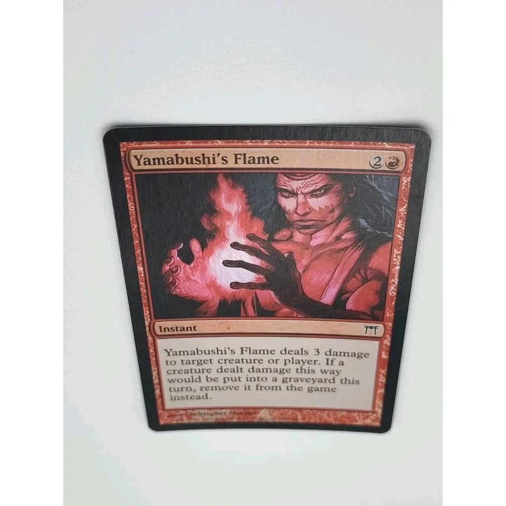 MTG FOIL Yamabushi's Flame #198 Champions Kamigawa '04 Magic Gathering BG1WA1967